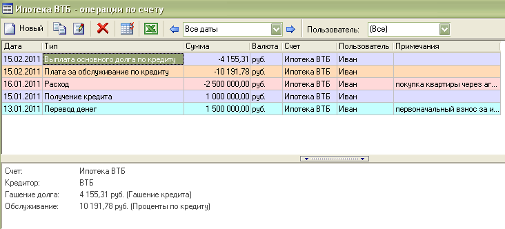 hypo_25 Платежи по кредиту в списке операций по счету
